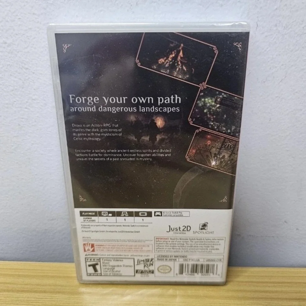 Drova Forsaken Kin Switch Limited Run Games #302 Nintendo New Sealed